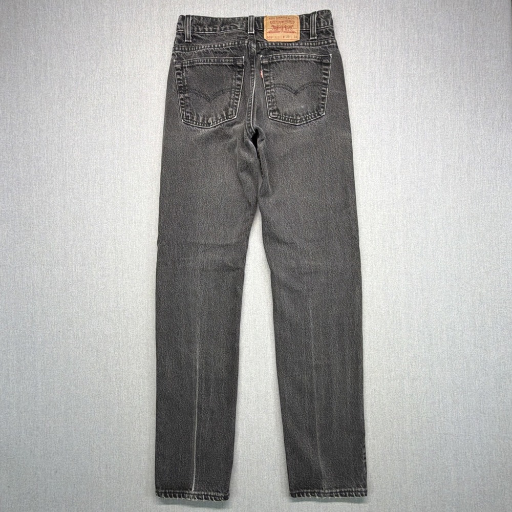 Vintage Levi's 505 Jeans Mens 29x34 (Fits 28x32) Black Denim Made In USA 1994